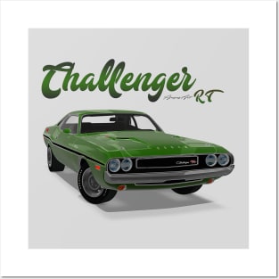 Challenger RT green front Posters and Art